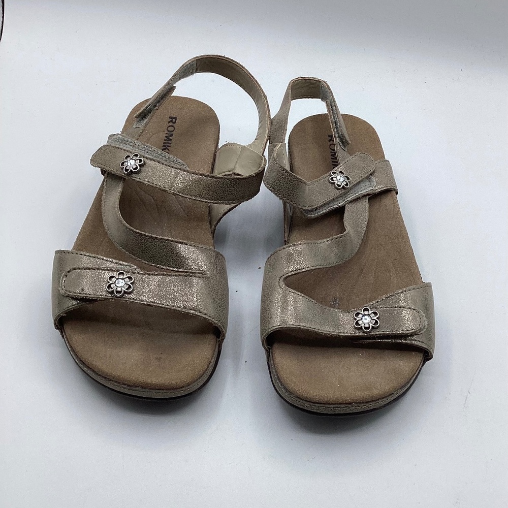 Women’s Romika Fidschi Bronze Slingback Sandals Size 39